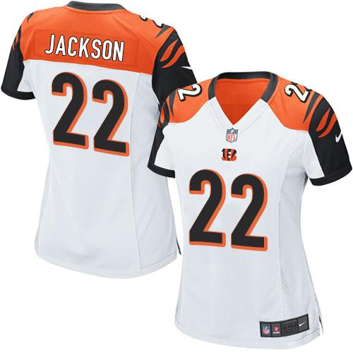 Nike Bengals #22 William Jackson White Women's Stitched NFL Elite Jersey